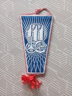 Proporczyk Towarzystwo Trzeźwości Transportowców - TTT / 35 lat LWP / Nr 2