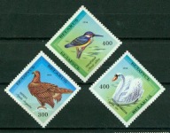 BIAŁORUŚ** PTAKI II, inne nominały Mi 69-71