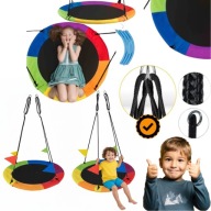 HUŚTAWKA OGRODOWA BOCIANIE GNIAZDO DLA DZIECI DUŻA XXL MOCNA SOLIDNA