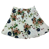 SPÓDNICA DAMSKA LNIANA KWIATY NOWA ROZM.48__PAPAYA