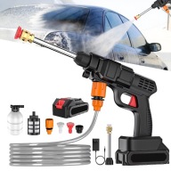 Myjka ciśnieniowa bezprzewodowa akumulatorowa auto ogród piana