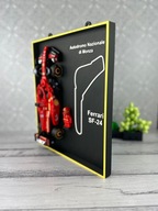 Ramka XL z wzorem toru na Bolid LEGO F1 77242 | Ferrari ŻÓŁTA LIMITOWANA