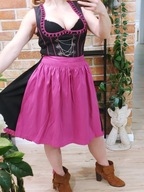 etno sukienka rozkloszowana gorset folk 40