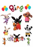 Wydruk masa cukrowa na tort BING 11 EL. + Napis