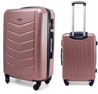 Walizka twarda kabinowa podróżna na kółkach pojemna lekka do samolotu