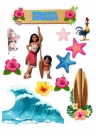 WYDRUK CUKROWY NA MASIE CUKROWEJ SKARB OCEANU VAIANA MOANA + GRATIS TEKST