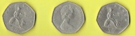 Wielka Brytania 50 Pence 1969 r.
