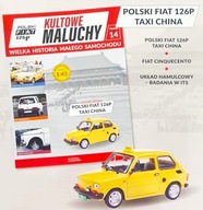 Kultowe Maluchy 14 Polski Fiat 126p TAXI China