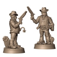 Wild West Western Robber Bandyta Zbój A Druk 3D