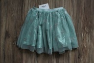 spódniczka tiulowa 110 NOWA miętowa brokat tutu