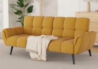 Kanapa rozkładana JIEXI 3-osobowa 1zółta