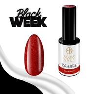 Lakier hybrydowy Black Week Thursday no 512 Boska Nails 6 ml / czerwony