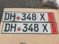 Tablica rejstracyjna samochodowa kolekcjonerska