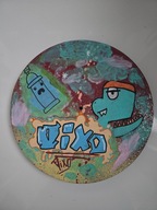 Praca artystyczna na płycie winylowej