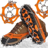 RACZKI NA BUTY ANTYPOŚLIZGOWE – KOLCE ŁAŃCUCHY (36-45), TURYSTYCZNE PREMIUM