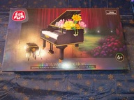 KLOCKI EleFun FANTASY COLLECTION Fortepian z wieczną różą