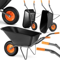 TACZKA OGRODOWA HIGHER 150L OCYNKOWANA 1 KOŁO MOCNA WYTRZYMAŁA