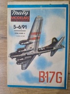 Mały Modelarz 5-6/91 Samolot Bombowy Boeing B-17G "FLYING FORTREES"