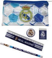 Piórnik REAL MADRYT saszetka ołówek gumka temperówka linijka ZESTAW