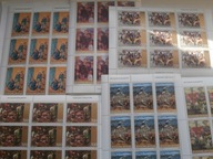 Jugosławia - Sztuka socjalistyczna - malarstwo - Mi.1621- 26 arkusze **