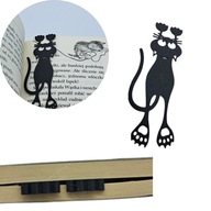 ZAKŁADKA DO KSIĄŻKI KOT KOTEK CZARNY ZAKŁADKI DO KSIĄŻEK NA PREZENT GRUBSZA