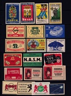 Portugalia, Brazylia, Szwecja, stare etykiety zapałczane, reklama /Brą 4/