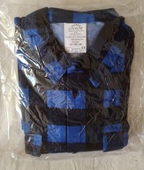 KOSZULA FLANELOWA - niebieska 182 - 188 / 42