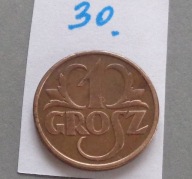 1 grosz z 1938 roku , II RP , BARDZO ŁADNE