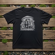T-shirt Koszulka z jamnikiem i muchomorami, reggae. grzybami