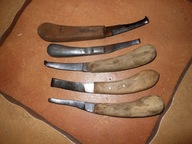 STARY NÓŻ DO KOPYT 5 SZTUK