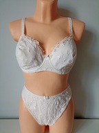 Śliczny komplet BHS UK 36D EUR 80D dół 44 PEACH