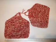 SZYDEŁKIEM ROBIONE ŁAPKI DO GARNKÓW 14X16CM