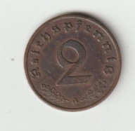 III Rzesza 2 pfennig 1939 A ladny stan