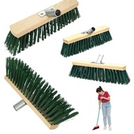 SZCZOTKA ZMIOTKA MIOTŁA ULICÓWKA DO ZAMIATANIA SPRZĄTANIA ULIC BEZ TRZONU