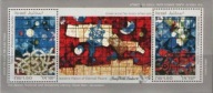 Izrael 1990 Znaczki Blok 41 ** witraże polonik Ard