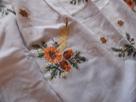 Fartuszek kuchenny z haftem na boże narodzenie - dl. 53 cm