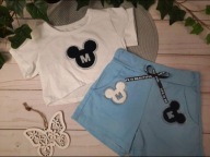Komplet Myszka Miki bluzeczka spodenki 158-164cm 14lat
