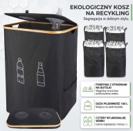 KOSZ DO SEGREGACJI 160L 4 Worki System Kaucyjny PET * OKAZJA