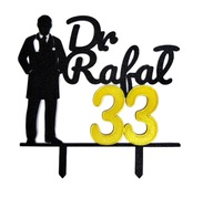 topper na tort dekoracja urodziny personalizacja LEKARZ!!!