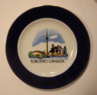 TALERZYK PORCELANA - TORONTO CANADA KANADA Banaux CANADA - NOWY - METKA