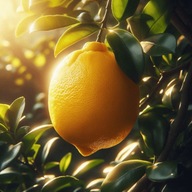 Panel na torbę, poduchę ogrodową 45x45cm, oxford wodoodporny, cytryna