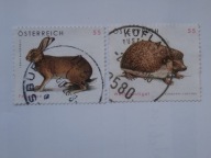 Austria - Ochrona przyrody - obiegowy - Mi. 2729- 30 kasowany