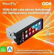 NaviFly OD8 Radio 1DIN 6.86" 1280x480 CarPlay Auto
