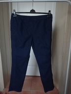 Spodnie dżins jeggins proste strecz 44 46 granat