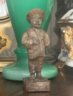 RĘCZNIE RZEŹBIONA DREWNIANA FIGURKA Sancho Pansa Don Kichot