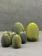 Jajka Wielkanocne Dekoracyjne 3D PLA Nowoczesna Ozdoba Wielkanoc