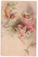 Elfy duszki Leśne 1900r. LITOGRAFIA k557