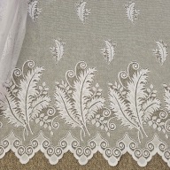 Firana żakardowa, biała, sz. 380 x w. 235, F4
