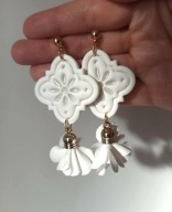 Kolczyki z gliny polimerowej model Nr 63a