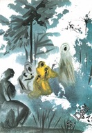 SALVADOR DALI -BIBLIA- RODZINA RUTH MOABITKI -1972 r.